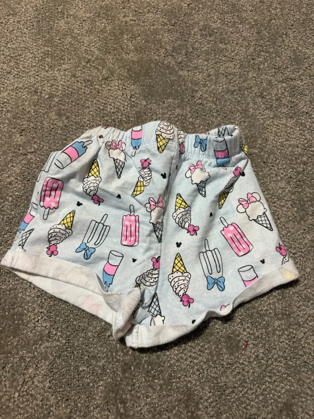 Disney Jr. Minnie Mouse 3T‎ ice cream themed shorts super cute and soft